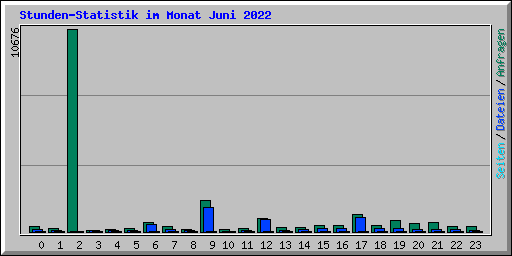 Stunden-Statistik im Monat Juni 2022